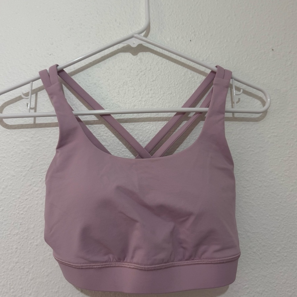 Lululemon Purple Sports Bra Seamless Racerback